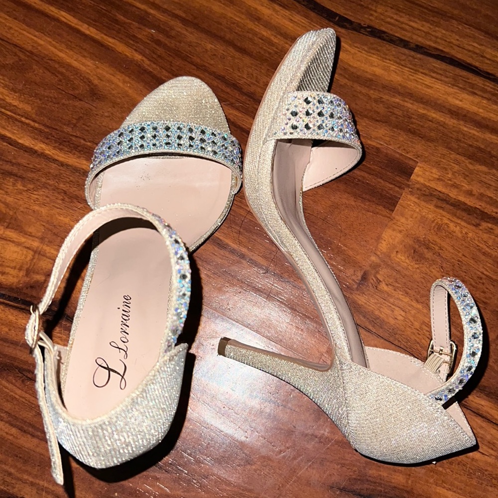 L. Lorraine Gold Homecoming Shoes